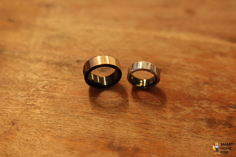 Man sieht den Oura Ring und den Circular Ring.